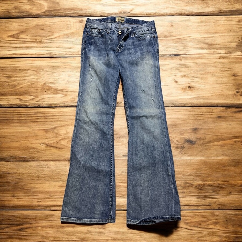BKE Wide Leg Jeans in Deep Blue #BB5